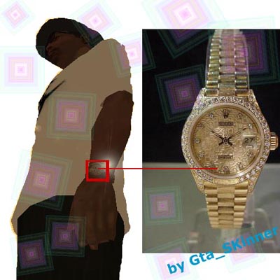 Rolex Uhr mit Diamanten